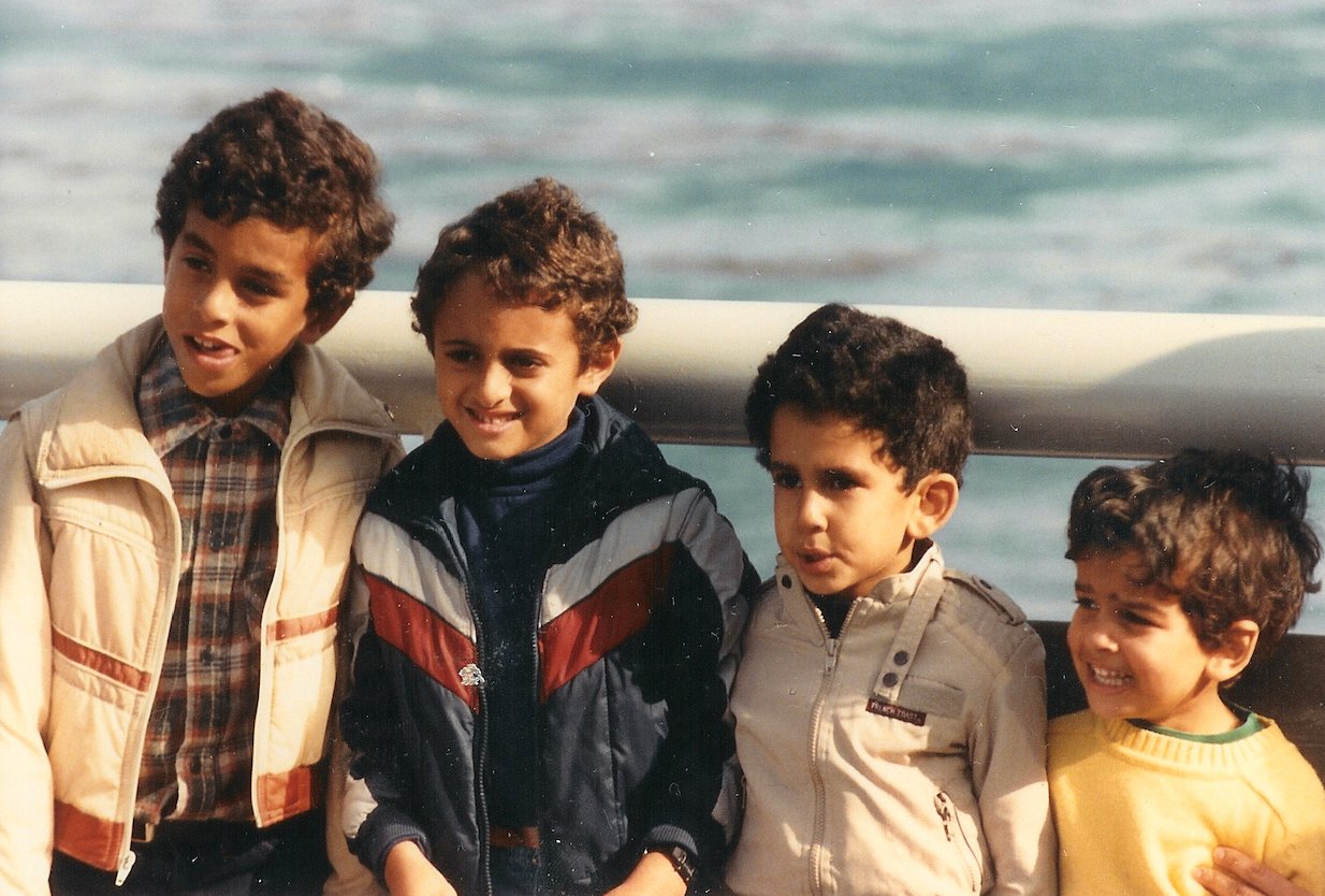 Andrew Ishak as a child